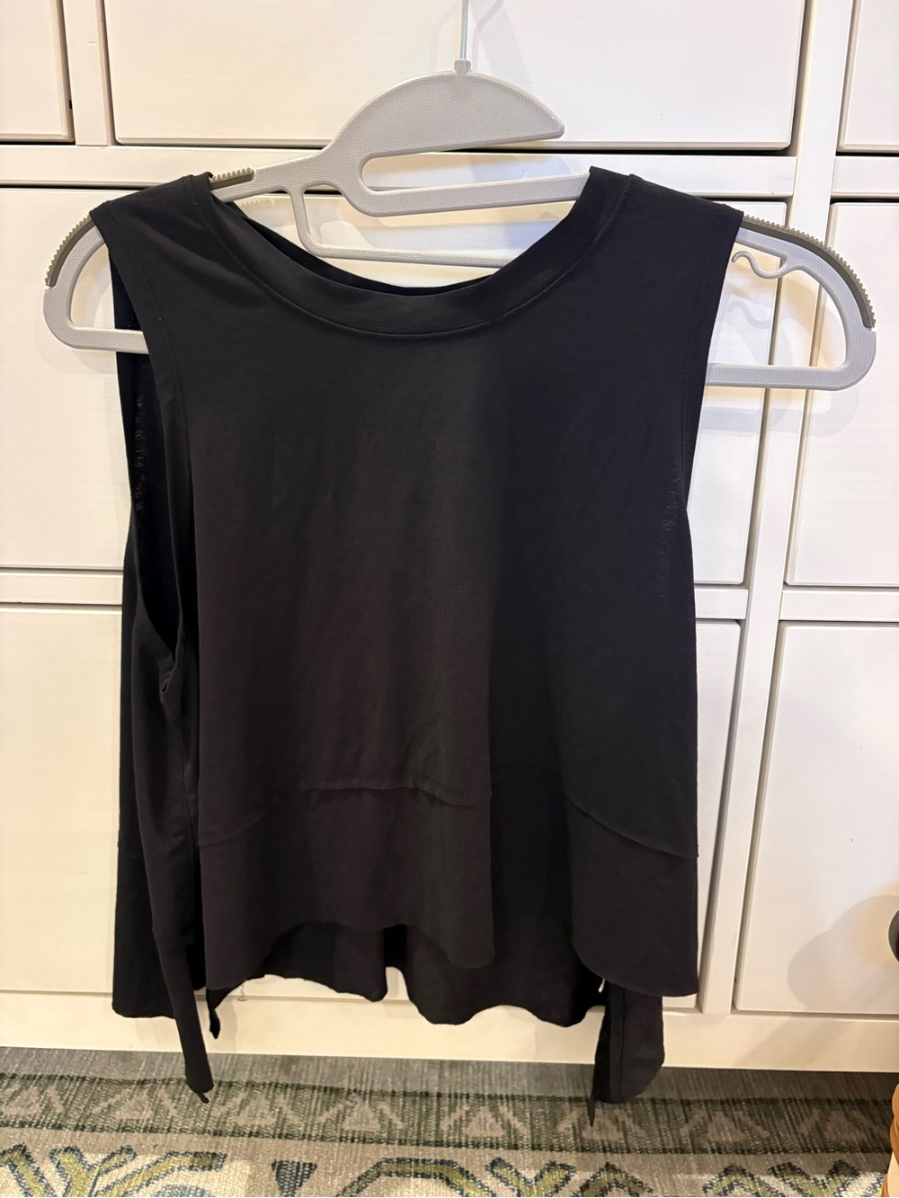 lululemon athletica Black Layered Muscle Tank